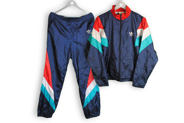 Vintage Adidas Tracksuit athletic jacket pants sport jacket and pants 1990s