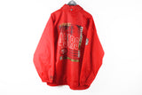 Vintage San Francisco 49ers Jacket XLarge / XXLarge coach red NFL sport jacket