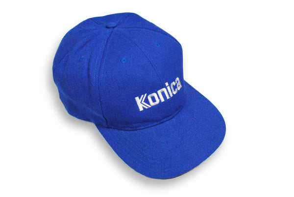 Vintage Konica Cap blue white big logo