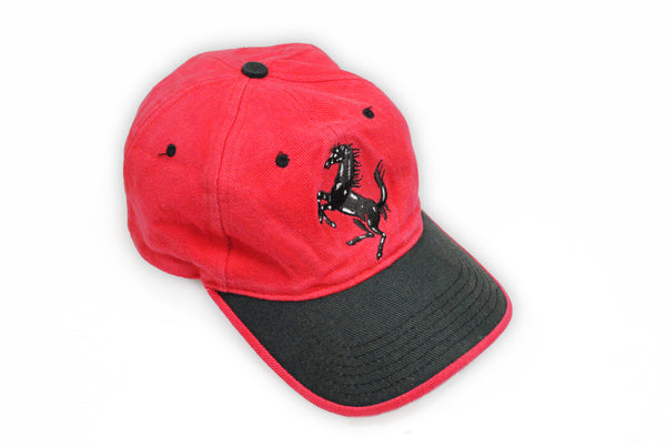 Vintage Ferrari Cap red black