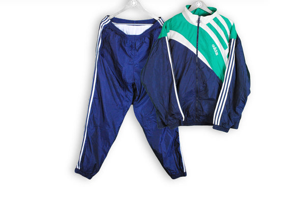 vintage adidas tracksuit polyester track jacket pants