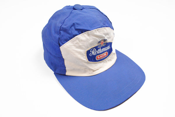 Vintage Rothmans Racing Cap 80s 90s white blue rare hat