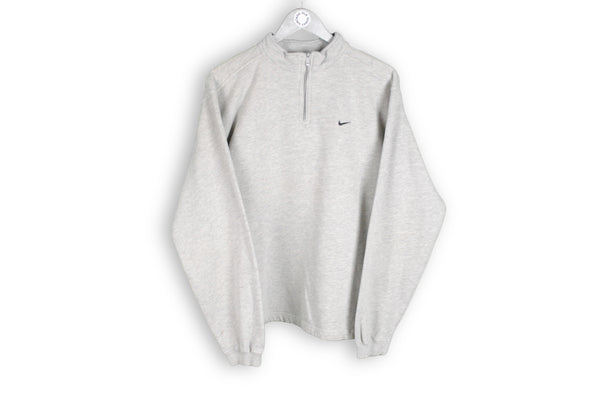 vintage gray nike sweatshirt small logo