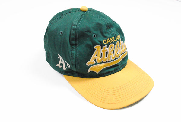 Vintage Oakland Athletics Cap the twill green yellow
