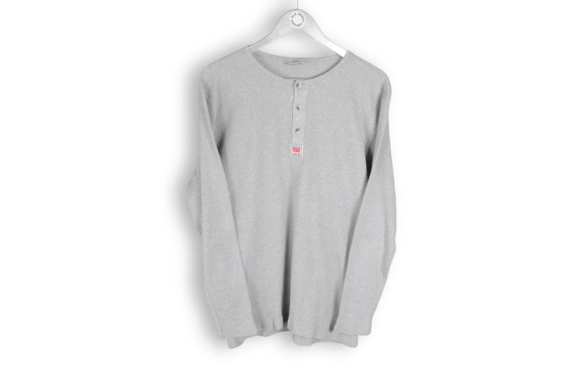 Vintage Levis Long Sleeve T-Shirt Medium gray sweatshirt