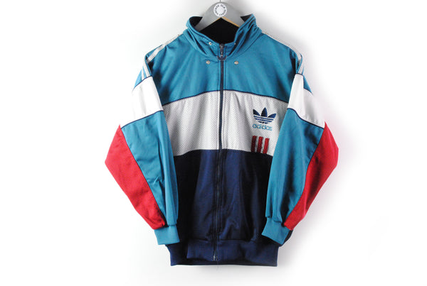 Vintage Adidas Tracksuit Small big logo green retro style sport windbreaker 90s