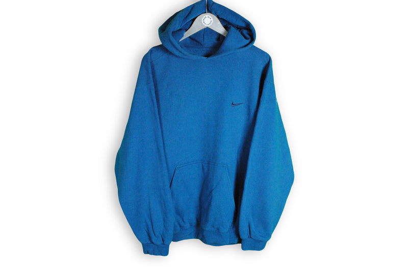 Vintage Nike Hoodie blue small swoosh logo