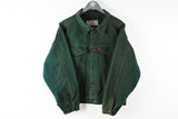 Vintage Levis Denim Jacket Medium green deadstock rare 90s jean coat