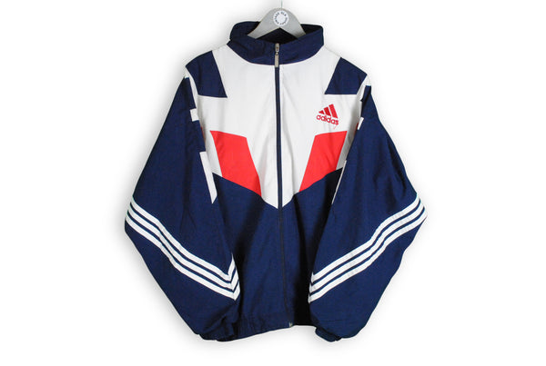 Vintage Adidas Track Jacket Large classic sport coat