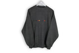Vintage Carlo Colucci Sweatshirt Medium gray big logo basic jumper 90s
