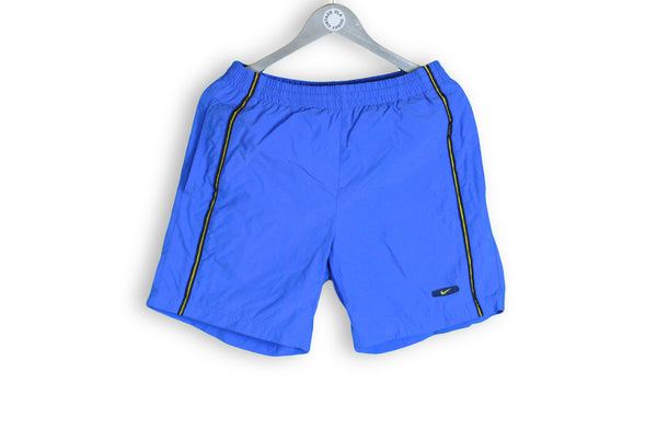 vintage nike swimming shorts blue summer beach wear
