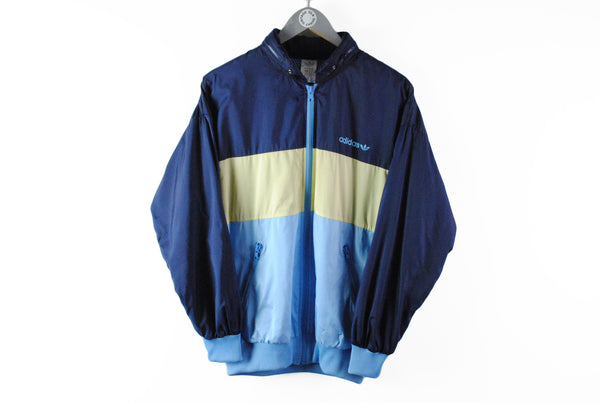 Vintage Adidas Track Jacket Small blue jacket retro style 90s sport