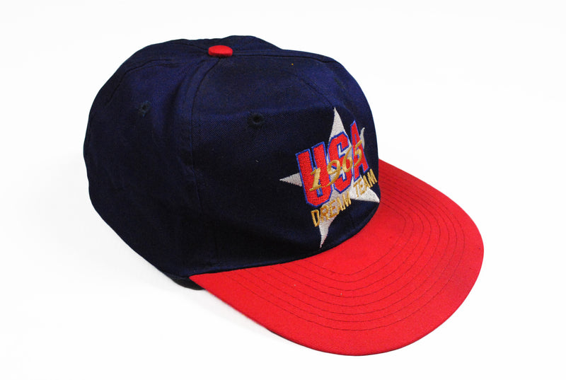 Vintage USA Dream Team 1965 Cap big logo 90s star baseball hat
