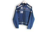 vintage bmw formula 1 F1 jacket big logo blue
