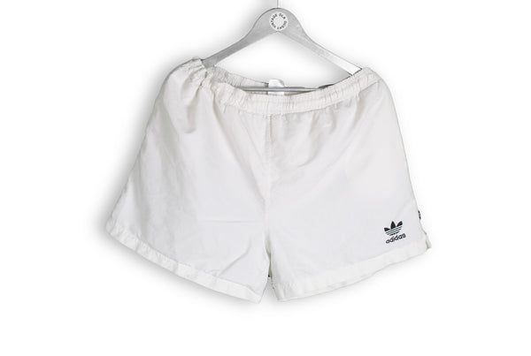 vintage white adidas shorts 90s