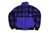 salewa purple zip fleece sweater