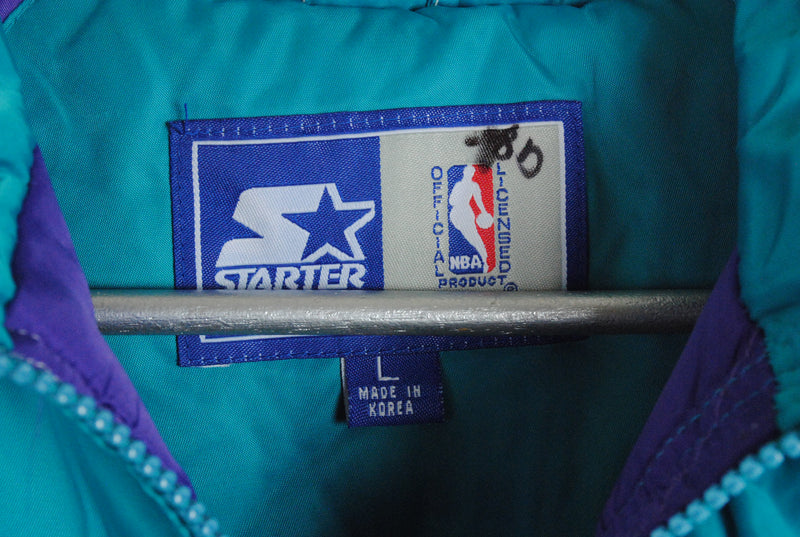 Vintage Charlotte Hornets Starter Jacket Small