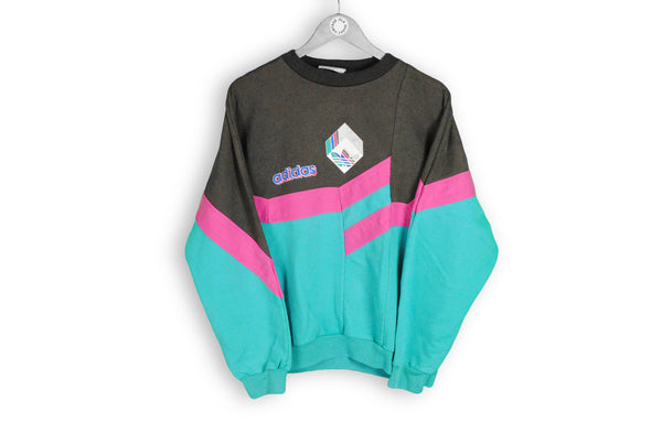 vintage adidas small size multicolor sweatshirt