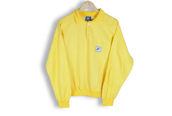 vintage nike oregon yellow sweatshirt blue tag s size