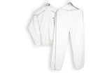 terry tracksuit vintage 80s adidas white made in Yugoslavia jacket and pants mega rare