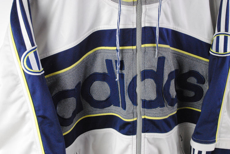 Vintage Adidas Track Jacket 3/4 Sleeve Medium