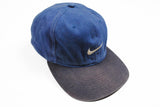 Vintage Nike Cap swoosh logo blue gray hat