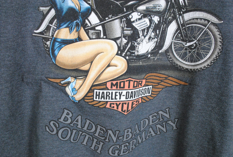 Vintage Harley-Davidson Baden-Baden T-Shirt Large
