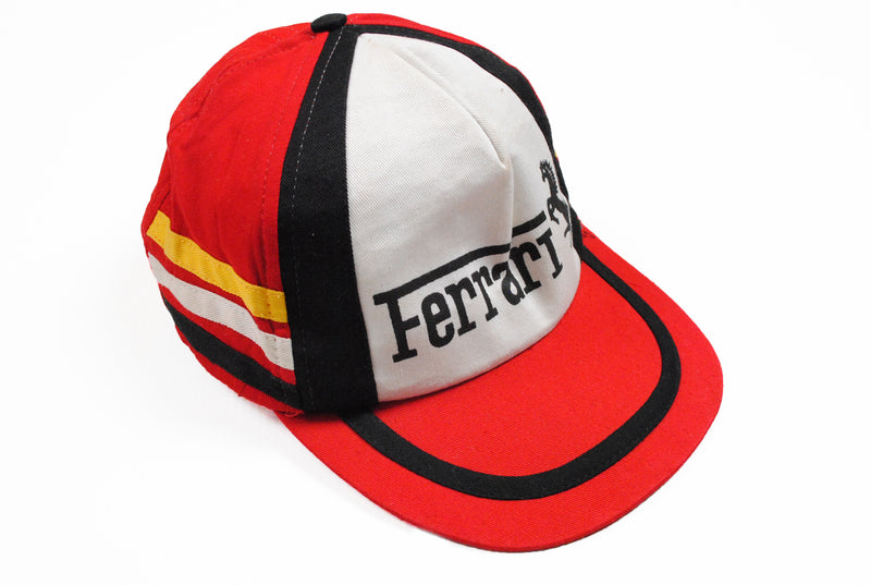 Vintage Ferrari Cap big logo 80s rare Formula 1 F1 hat