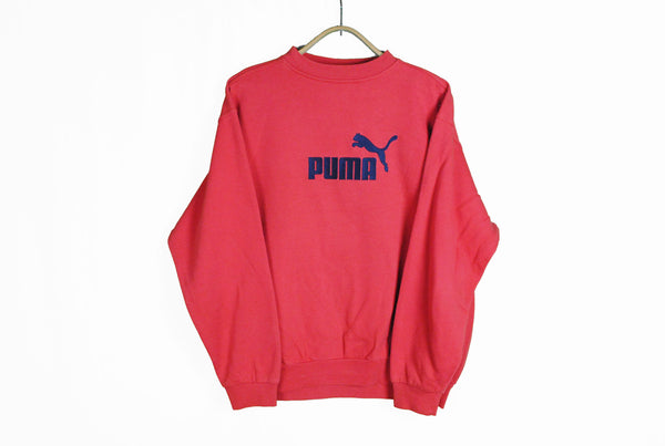 vintage Puma sweatshirt red big logo