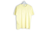 Vintage Gucci Embroidery Logo Bootleg T-Shirt Large big logo yellow