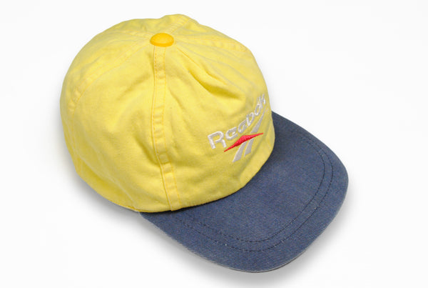 vintage reebok yellow cap