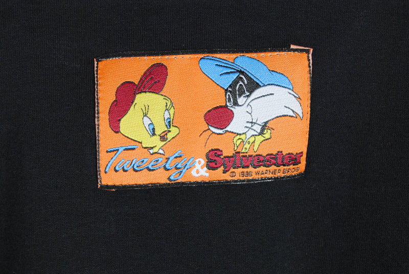 Vintage Tweety & Sylvester Warner Bros 1996 Turtleneck XSmall