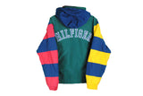 vintage multicolor big logo tommy hilfiger jacket