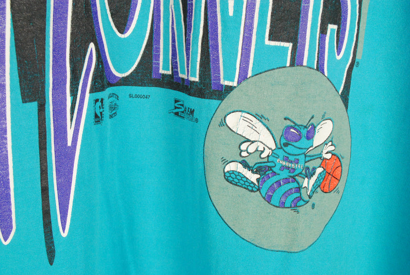 Vintage Charlotte Hornets T-Shirt Large