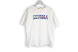 Vintage Tommy Hilfiger T-Shirt Medium made in USA 90s white top
