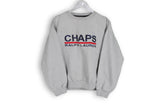 vintage chaps ralph lauren big logo gray sweatshirt small size