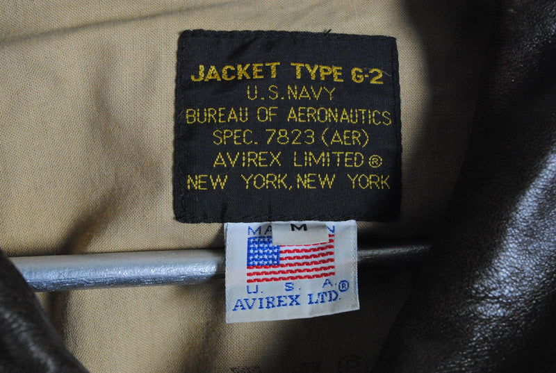 Vintage Avirex Type G-2 Jacket Made in USA Medium