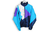 Vintage Umbro Track Jacket Medium / Large big logo multicolor blue purple retro 90s sport coat