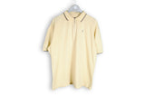 Vintage Yves Saint Laurent 1/4 Zip Polo T-Shirt XLarge / XXLarge