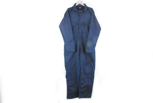 Dickies Redhawk Coverall Large navy blue overall vintage suit