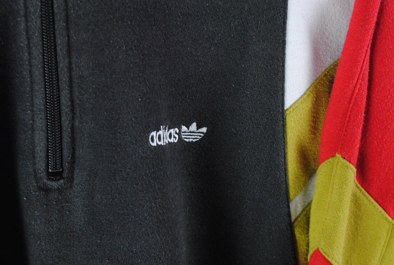 Vintage Adidas Sweatshirt 1/4 Zip Large