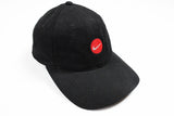 Vintage Nike Cap black small swoosh classic logo baseball hat
