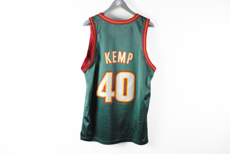 Vintage SuperSonics Seattle Kemp Nike Jersey Large