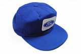 Vintage Ford Cap big logo retro USA 80s car blue hat