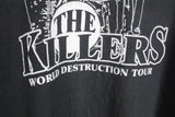 Vintage The Killers World Destruction Tour T-Shirt Medium