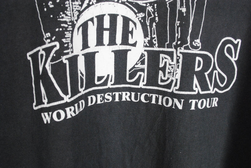 Vintage The Killers World Destruction Tour T-Shirt Medium