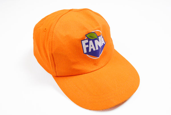 Vintage Fanta Cap big logo orange 90s baseball hat