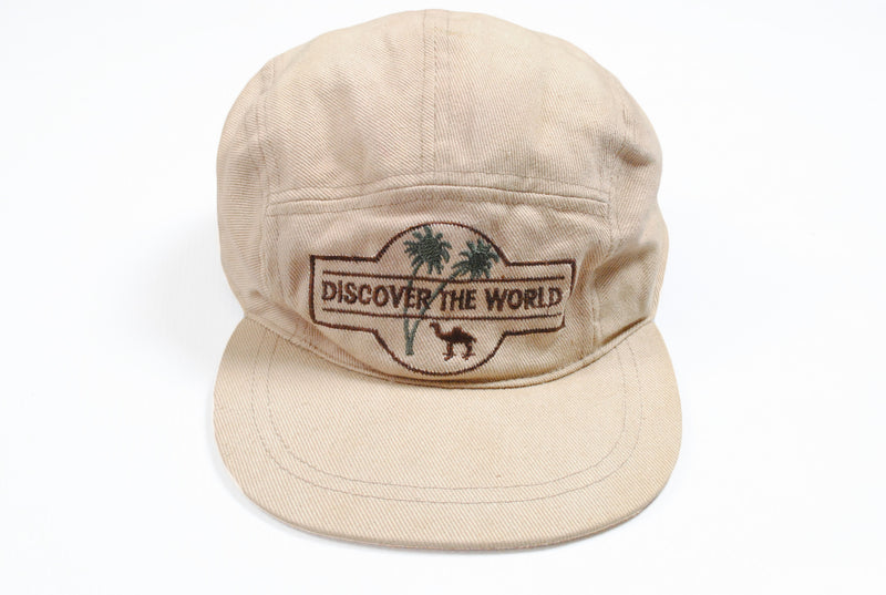 Vintage Camel Discover The World 5 Panel Cap