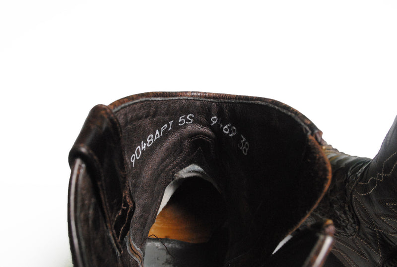 Vintage Sendra Python Leather Shoes 38