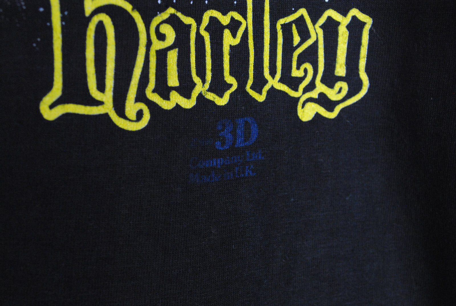 T-shirt Vintage Moto 'The Last Biker... Harley' - Taille M - Homme - Gris